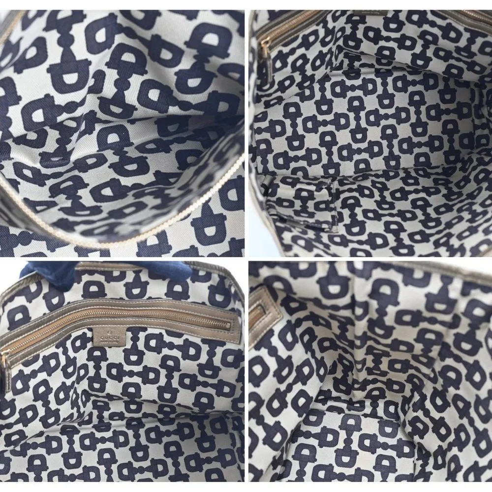 Auth Gucci Sherry Line Gg Pattern Tote #46206G26B - Picture 11 of 12